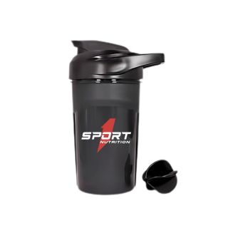 SHAKER EN PLASTIQUE 400 ML AVEC BILLE DE MELANGE